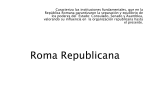Roma Republicana - Clase de Historia