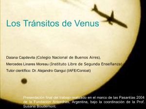 Los Tránsitos de Venus