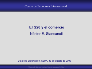 El G20 y el comercio
