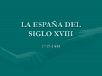 LA ESPAÑA DEL SIGLO XVIII