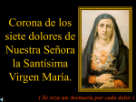 Corona de Los 7 Dolores de La Virgen