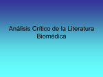 Análisis Crítico de la Literatura Biomédica