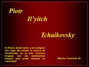 Músicas de TCHAIKOUSKY - Monestir de Sant Benet de Montserrat