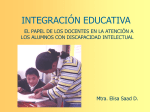 integración educativa