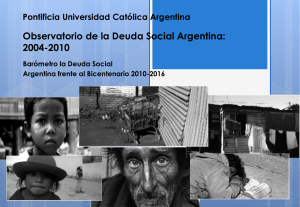El programa de la Deuda Social Argentina. Sus fines