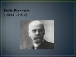 Emile Durkheim ( 1858