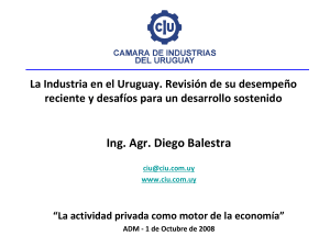 Presentaci&oacute;n Balestra - C&aacute;mara de Industrias del Uruguay