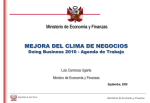 Presentación del Ministro de Economía, Luis Carranza