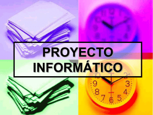 PROYECTO INFORMÁTICO - Informatica-itsp