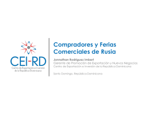Compradores y Ferias Comerciales de Rusia - CEI-RD