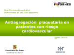 Antiagregación plaquetaria en pacientes con