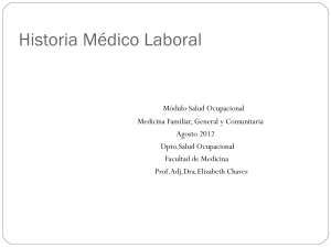 Historia Médico Laboral - Página de los Residentes de Medicina