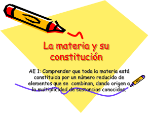 La materia y su constitucion 7 basico