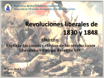 Revoluciones liberales de 1830 y 1848