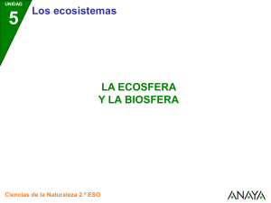 La ecosfera y la biosfera