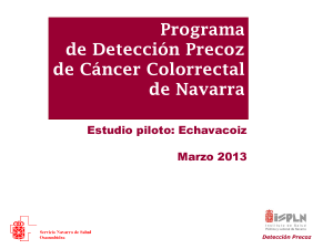 Programa de detecci&oacute;n precoz de c&aacute;ncer colorrectal