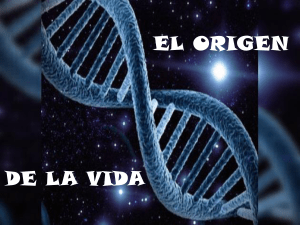 ORIGEN DE LA VIDA