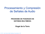Master Tecn. Multim.: PCSA: Audiología