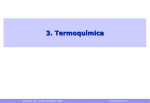 Termoquímica - Universidad Autónoma de Madrid