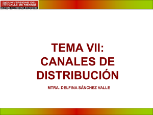 El canal de distribución