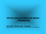 Detección de Virus en Modo Promiscuo