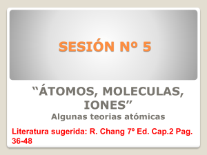 atomos, moléculas e iones