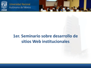 Diapositiva 1 - Visibilidad Web UNAM