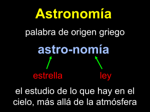 Curso de astronomía para niños