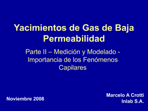 Yacimientos de gas de baja permeabilidad - Parte 2