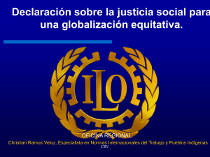 Declaracion justicia social globalizacion 2008