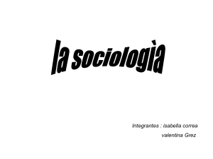 Sociología .