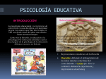 PSICOLOGIA EDUCATIVA