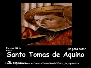 Santo Tomas de Aquino, presbítero y doctor
