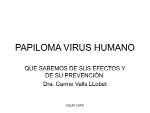 PAPILOMAVIRUS HUMA