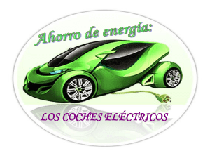 LOS COCHES ELÉCTRICOS Ahorro de energía