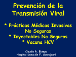 Pract Medicas Invasivas no Seg, Inyectables no Seg y vacuna