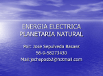 ENERGIA ELECTRICA PLANETARIA NATURAL
