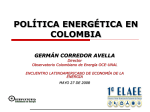 política energética en colombia