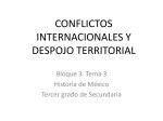 Conflictos Internacionales y despojo territorial