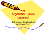 Argentina… ¡Qué Lugares!