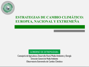 estrategias de cambio climático