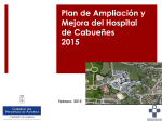 Plan de Ampliación y Mejora del Hospital de Cabueñes 2015