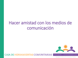 Una presentación en PowerPoint que resume los puntos principales