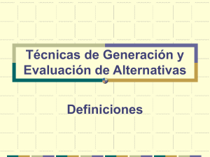 14-Tecnicas Evaluacion Alternativas
