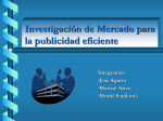 INVESTIGACIÓN DE MERCADO