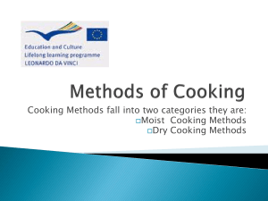Methods of Cooking - Gobierno de Canarias