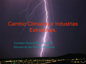 Cambio Climatico Y Mineria Marlin Copae
