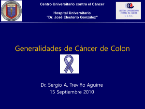 C&aacute;ncer de Colon
