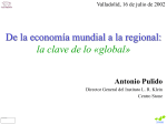 De la economía mundial a la regional: la clave de lo «global»