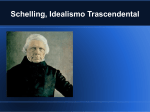 Schelling, Idealismo Trascendental Schelling, Idealismo